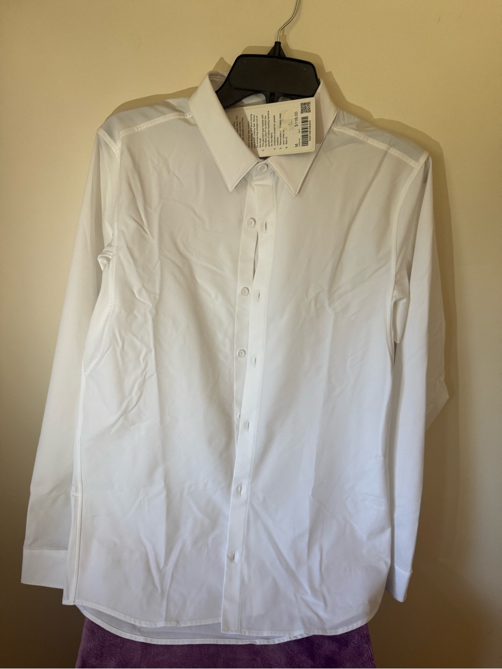 lululemon athletica White Men's Performance Dress Shirt